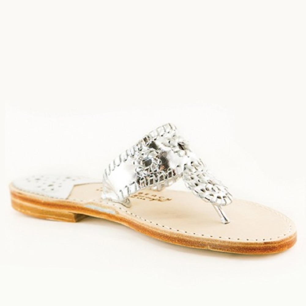 Palm Beach Sandals Classic Silver / Silver size 8
